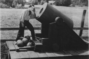 Buster Keaton bei der Kanone, Der General, Foto sehr gute Auflösung