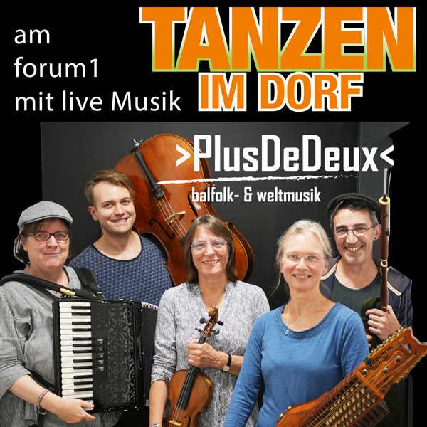 Tanzen im Dorf im Olympiadorf München . am forum1. Kostenfrei