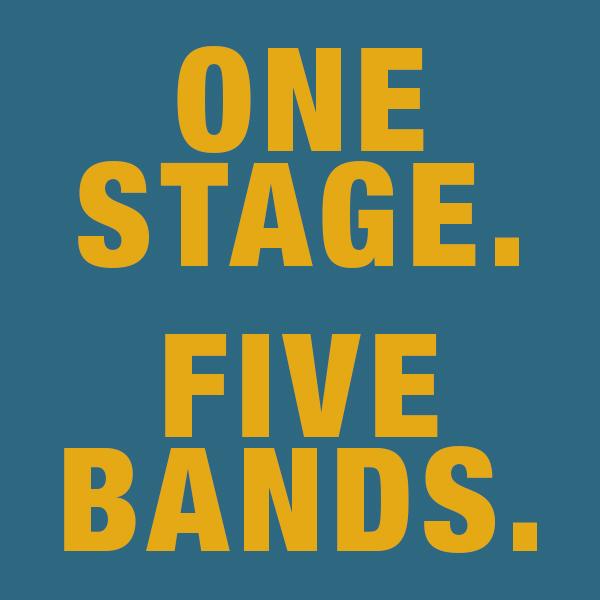 One Stage. five Bands, Fünf Bands aus verschiedenen Kulturen an einem Abend im forum2 im Olympiadorf